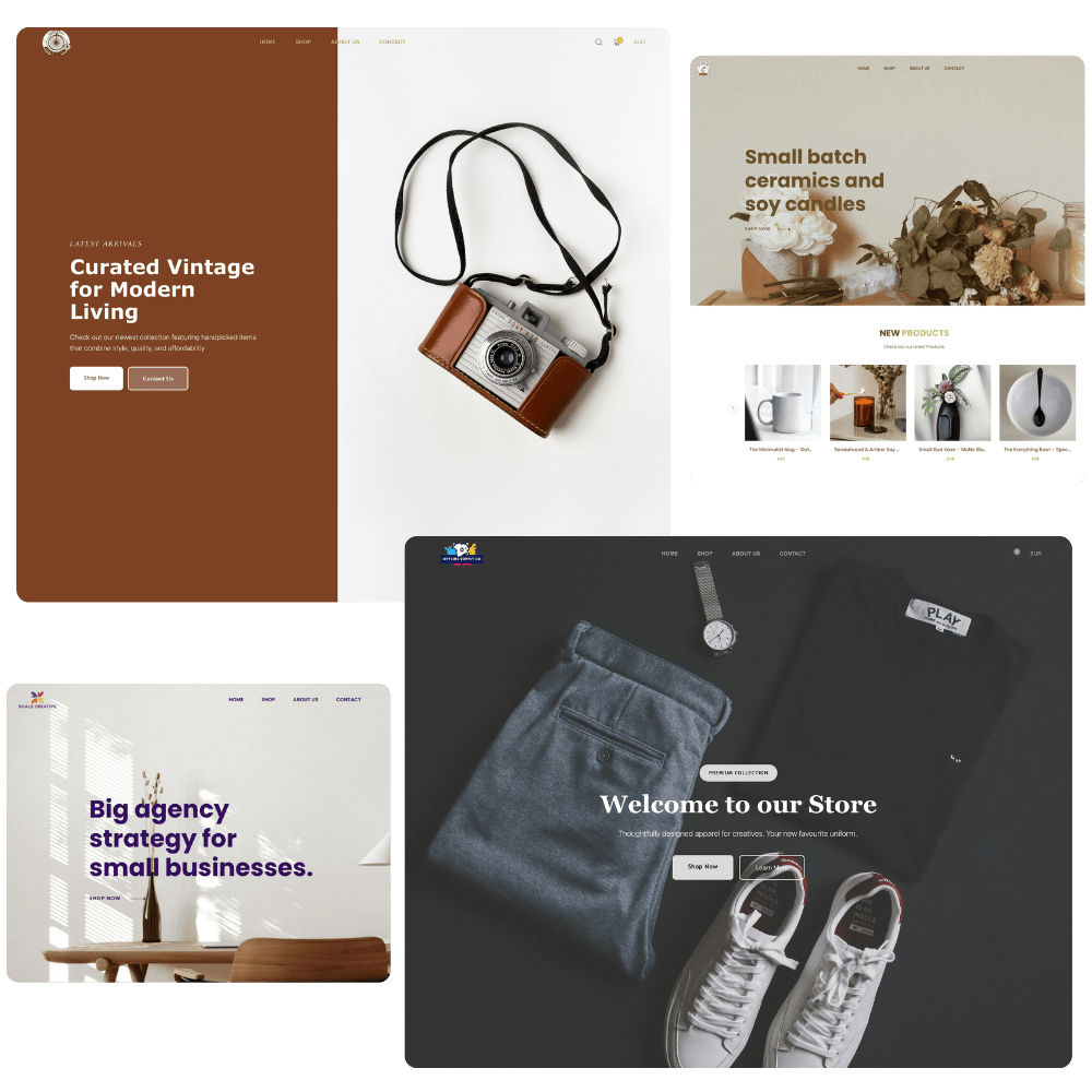 E2C Store Builder — Stores showcase